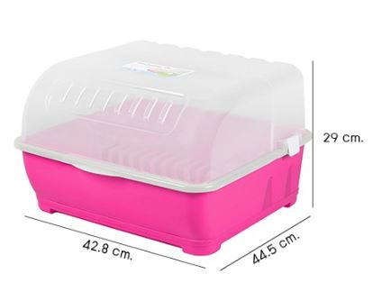 ที่คว่ำจานมีฝาปิด กันฝุ่นละออง